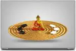 Divinedesigns Multicolor Vinyl Buddha Ji Laptop Sticker