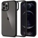 Spigen Matte Black TPU Ultra Hybrid Back Cover Case For Iphone 12 Pro Max