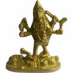 ORAMSA Brass Maa Maha Kali over Shiva Statue Powerful Spiritual Goddess Brass Mahakali Devi Murti for Home Spiritual Kalkaji Temple Puja Vastu