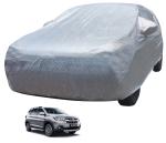 Auto Hub Car Body Cover Compatible with Maruti Suzuki XL6 with Mirror Pockets, Triple Stitched, Water Resistant Car Cover, Metallic Silver