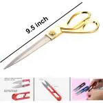 StealODeal Multicolor 9.5 Inch Mini Thread Cutter Scissors (Set Of 2)