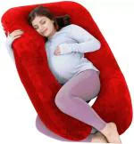 Prime Facie U Shape Conjugate Hollow Red479 Microfibre Pregnancy Pillow (147 cm x 86 cm)