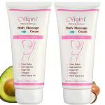 Vigini Natural Body Skin Toner Cream Hypoallergenic Moisturizing Firmness Aloe Vera Ext, Shea Butter 200 g