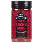 Urban Platter Korean Gochugaru Hot Pepper Powder, 80g [Coarse ground Korean Dried Chilli Peppers | Smoky & Spicy| Use for Kimchi and other Korean Dishes]
