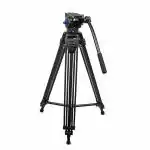 DIGITEK DPTR 601 VD 160CM Professional Heavy Duty Tripod with 2-Way Pan Head & Rubberized Leg, 15kg Max Load, Lightweight 3.1kg, 3-Section Adjustment, Idea for DSLR, Digital Video Cameras