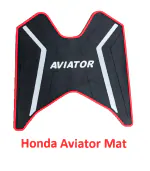 Zealsy Two Wheeer Floor Accessories Scooty Foot Mat For Honda Aviator Multicolor