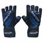 Mayor Tesla Gym Gloves for Men & Women with Wrist Support Accessories, Gloves for Gym Workout, Training and Exercise with Pullers, Gym Gloves for Weightlifting