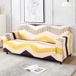 HOKIPO Stretchable Elastic Cover for Sofa 3 Seater (AR-4095-D17)