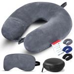 UNLEASH Supercomfy Neck Pillow Rest Cushion for Travel in Flight car Train Airplane with 10 Years Warranty for Sleeping for Men and Women