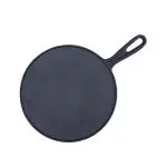 Wonderchef Forza Pre-Seasoned Cast-Iron Dosa Tawa Pan | 27cm | Super Smooth Cast Iron Tawa for Dosa/Roti/Chappati with Long | Naturally Non-Stick | Induction Friendly | 4 mm | With Lifetime Exchange Warranty