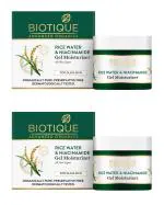 BIOTIQUE RICE WATER & NIACINAMIDE Gel Moisturizer 50ml (Pack of 2)