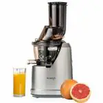 Kuvings Dark Silver Whole Slow Juicer (B1700) PROFESSIONAL 240 W Juicer with JMCS Technology for Max Yield (2 Jars, Dark Silver)