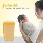 Adore Advanced PRACTO-Smart Travel Bottle Cleaning Brush Kit & Drying Rack with Storage Case- Yellow