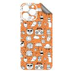 FCS Printed Mobile Back Skin Sticker Vinyl For Infinix Hot 11 2022 Yellow Pattern Back Skin (FCS-13)