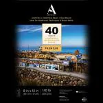 ArtRight Artists' Watercolor Paper A4 300 GSM - 40 Sheets of Handmade Rough Grain Water Colour Papers for Watercolour, Acrylic, Gouache, Ink & Mixed Media