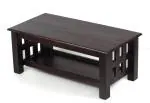 Ikiriya Blairs Sheesham Wood Coffee Table in Mahogany Finish