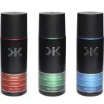 Killer Energy, scandalous & Sensual Gas Deodorants Spray 150ml Each (Pack of 3)