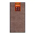 Bear Grips Duro 7 Striped Double-Colored Door Mat, 6mm Thick, Color: Coffee & Black, Size 40X60 cm