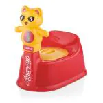 MOLTRES - PANDA (Small Size) Baby Potty Training Toilet seat without Removable Tray, Lid For Boy And KIds (Age 6-12 Mths) Potty Seat/Potty Box. (Red)