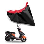 AASHTIK MART New Ampere Reo Li Universal Motorcycle Bike/Scooty Two Wheeler Safety Full Body Cover Ampere Reo Li Red Black Colour KK-02