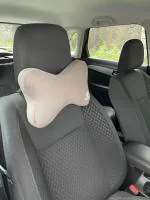 MRRON BONE Series Memory Foam Head Rest For Car or Office Chair- Neck Pillow Neck Support (Black)