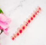 Gleevia Acrylic Multicolor 24 Tips Pre-Designed Reusable Fake Nails With Glue, Pusher And Filer - Presson336