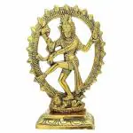 Trendy Crafts Metal Natraja God Statue for Home Office Idol Decorative Figurine