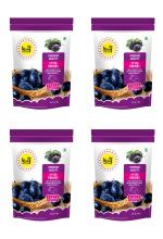 King Uncle Dried Premium Pitted Prunes Health Snack 180 gm X 4 Packs (720 Gram)