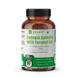 ZESPO Fadogia Agrestis 60 Capsules & Tongkat Ali 1300Mg Dietary Supplement Muscle Mass & Athletic Performance Unisex Adults