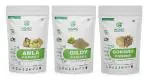 NISARG ORGANIC FARM Combo of Amla, Giloy, and Gokhru Powder I Traditional Method Made I Pure Herbal & Ayurvedic I for Immunity booster, Hair Growth, Face & Skin Care Overall Health & Wellness - 500g x 3 Pack