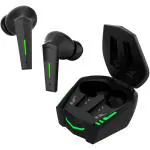Firetouch Wireless Earbuds, Bluetooth 5.0 Bass Sound Headphones Gaming Earphones with Touch Control, Noise Cancelling Waterproof Headset with Mic, 18H Play Time, 65ms Low Latency (Black)