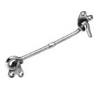 AKS Stainless Steel SS202 Round Gate Hook Length 2 Inch Thickness 4 MM Finish Satin SS