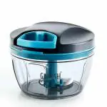 Karasales Wonder Chopper, Manual Vegetable Quick Cutter Chopper, 3 Blade Chopper.