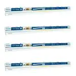 PHILIPS Compact 4ft 20-watt LED Tubelight | 3 Colors in 1 LED Batten | Scene Switch Tubelight for Home & Decoration | Color: Tunable White, Pack of 4