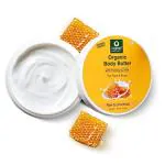 Organic Harvest Body Butter Cream with Honey & Milk, Natural Body Butter Cream for Women with Dry, Itchy, All Skin Types, 100 gm