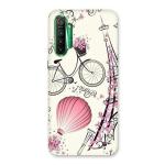 Bhaicover Realme X2 Flower Clipart Printed Back Cover Case