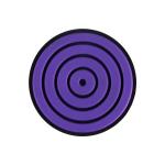 YellowCult Pack of 2 Shoe charms for Clog Shoes, Wristband Charm, Shoe, Bracelet Decoration or Party Gifts [Madara's Rinegan - Naruto]