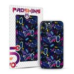 PROSKINS - Blue Vivid 3D Textured Mobile Back Skin/Sticker Only for OnePlus 9R (Pack of 1)