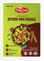 Your Cook Spices Kitchen King Masala Powder with Natural Ingredients and Easy to Cook | No Added Preservatives and Artificial Colour - Pack of 1 (100 Gram in Each Pack)