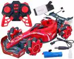 Toyshine F1 Fast 4WD 2.4GHz RC Drift Car, Remote Control Car LED Lights ,Age of 6-12 - Red