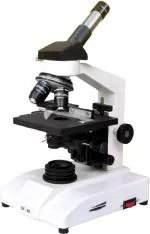 Droplet Ghetz SF 40m Series Monocular Compound Microscope, Achromatic objectives 4x10x&40x100x (Black, White)