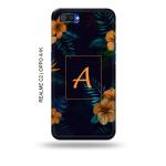 Tweakymod Printed Floral A Back Cover For Realme C2, Oppo A1K
