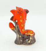 ATUT Ganesh Idol, Murti in Small Size, in Multicolor, for Home Decor and Home Temple, Unbreakable- 18cm
