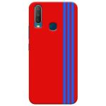 MobiEra Vivo Y15 Red Blue Design Plastic Hard Case Cover