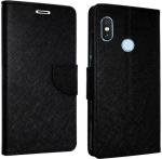 Cowboy Xiaomi Redmi S2 Black Artificial Leather Grip Case Flip Cover