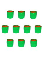 BAZODO HDPE 220 GSM 15 X 15 ( INCHES) ROUND GROW BAGS ( PACK OF 10)