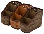 Kuber Industries Multi Plastic Multipurpose Storage Basket For Bathroom Kitchen Office (Set Of 3)