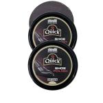 QUICK NUBUCK & SUEDE SHOE POLISH Wax - Color Brown - (2 x Pack 40 Grams).Enriched With Leather Nourishing Oil (Pack Of 2)
