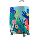 Travel Extras: Nasher Miles Multicolor Polyester Underwater Design Protective Luggage Cover 1 Pc