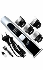 FARISHTAY AT-538 Rechargeable Hair Beard Trimmer for Men Trendy Styler HTC Trimmer Stainless Steel Sharp Blade Beard Shaver (Black)